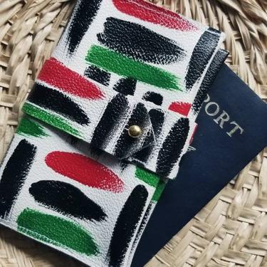 Leather Passport Cover - Omi Pan-African 