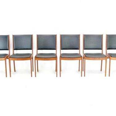 Mid Century Dining Chairs by Johannes Andersen  For Uldum Mobelfabrik 