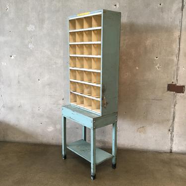 Mid Century Mail Cabinet