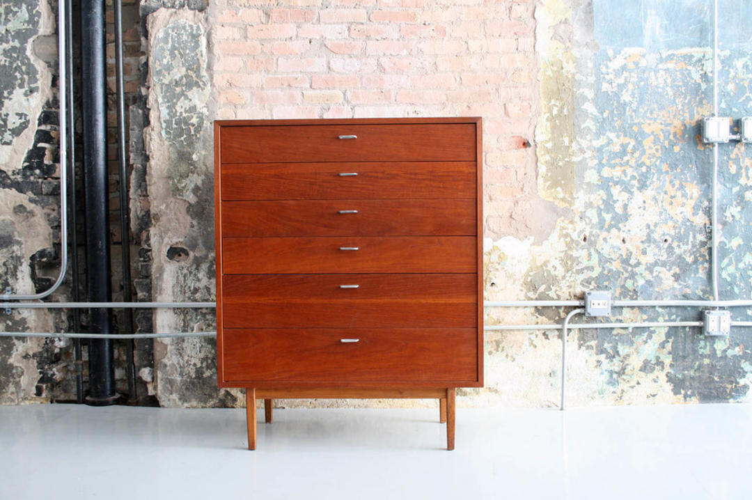 Danish Teak Highboy Dresser Circa Modern Chicago, IL