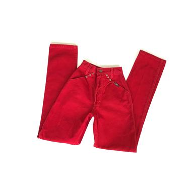Ozark Mountain Red High Rise Western Jeans / Size 21 22 XXS 