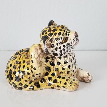 Italian Vintage Tiger Cub Decorative Figurine 