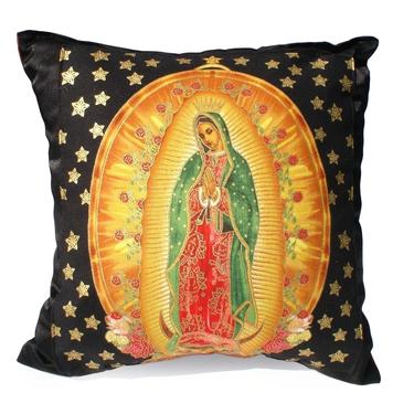 Pillow Mexican Virgin Mary Guadalupe Throw Pillow 
