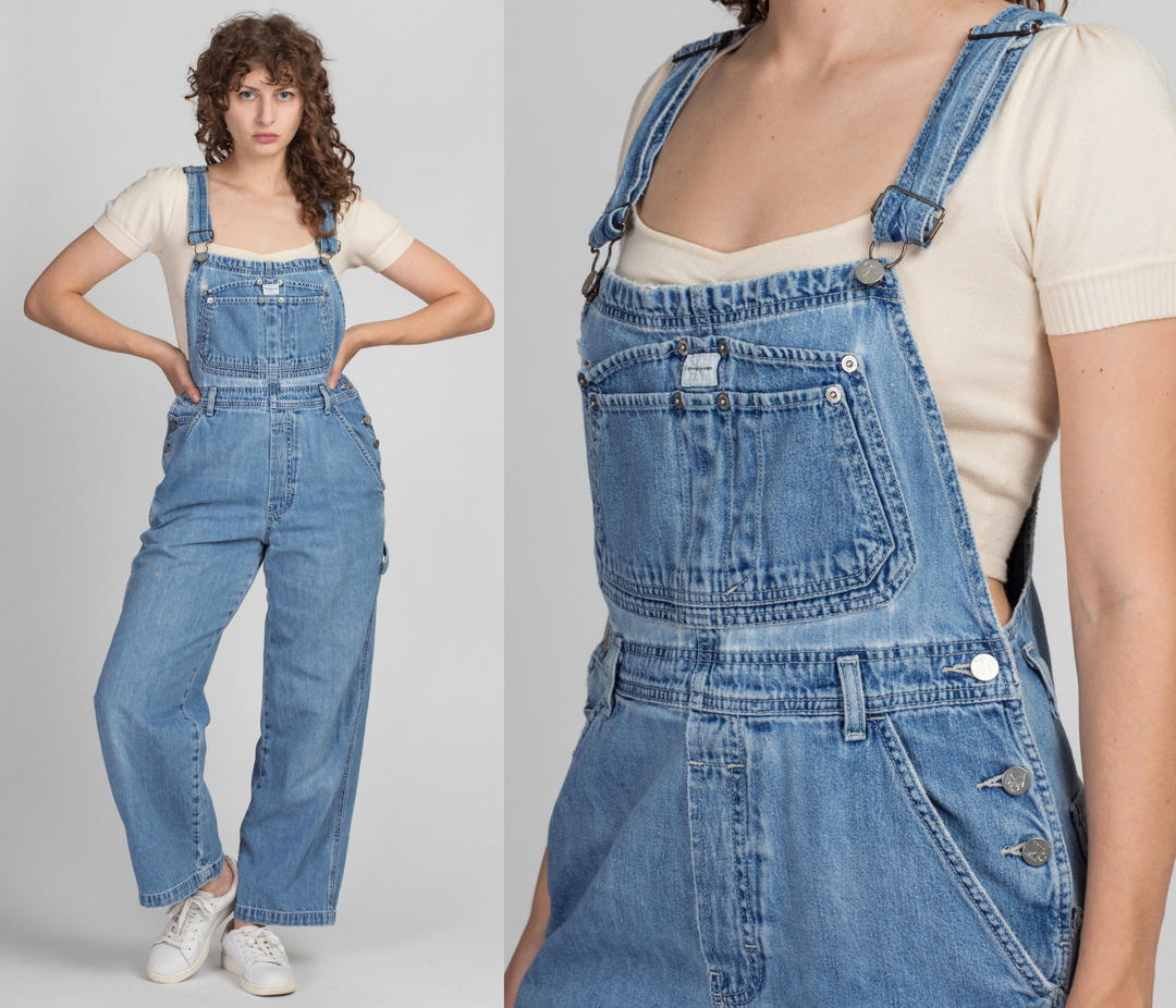 Vintage Calvin Klein Jean Overalls - Medium | 90s CK Denim