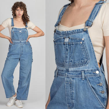 Vintage Calvin Klein Jean Overalls - Medium | 90s CK Denim Overall Pants Womens Dungarees 