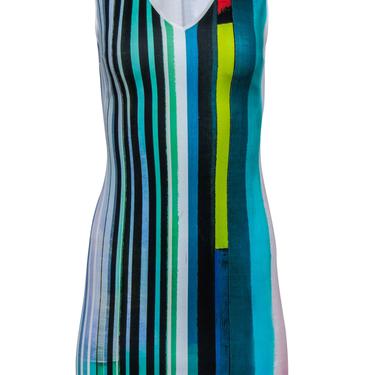 Clover Canyon - Multicolor Striped Sleeveless Bodycon Dress Sz XS