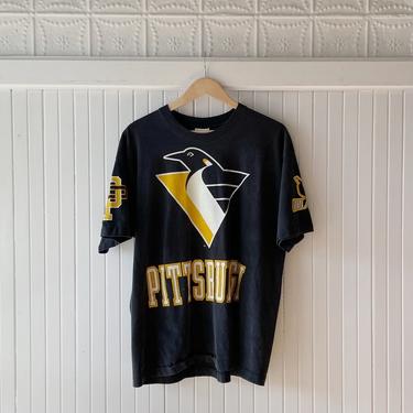 Vintage Penguins Pittsburgh Hockey T Shirt L/XL