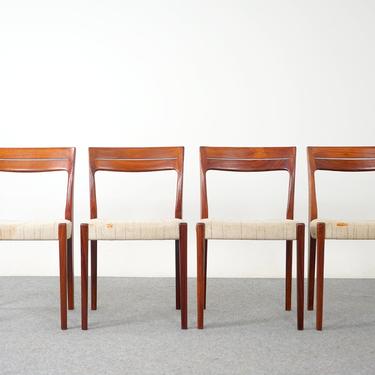 4 Swedish Rosewood Dining Chairs, by Svegards - (320-126) 