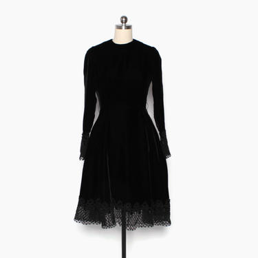 60s Christian Dior Velvet Dress