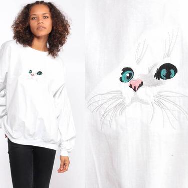 80s cat sweater hotsell