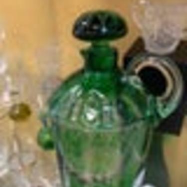 SOLDCut to Clear Crystal Whiskey Jug