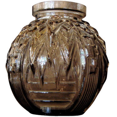 Art Deco Muller Glass Vase