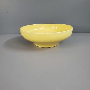 Large Laurel of California Mariposa Yellow Bowl 