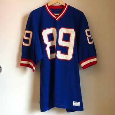 1980s McGregor Sand Knit Steve Tasker Buffalo Bills Blue Football ...