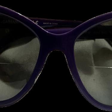 80s/90s Iconic Dg 4170pm Chic Women’s Purple Sunglasses By Dolce &amp; Gabbana