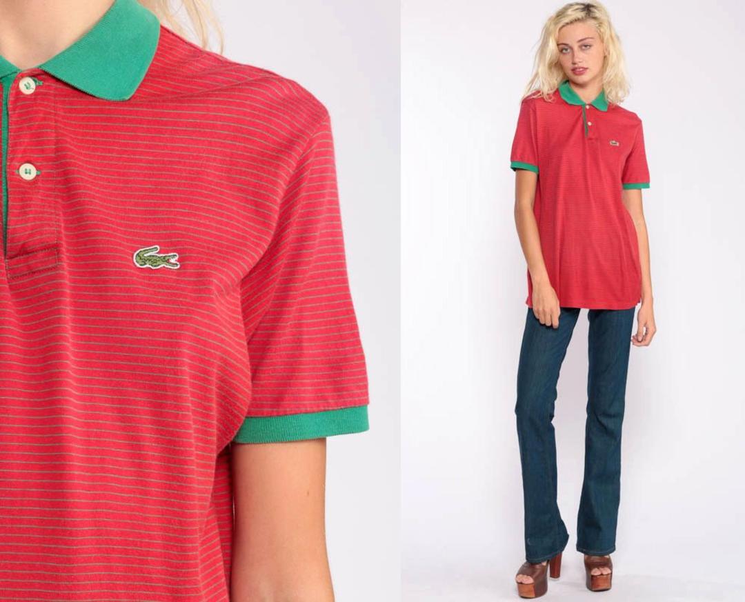 80s Lacoste x IZOD polo shirt made in USA, retroiscooler
