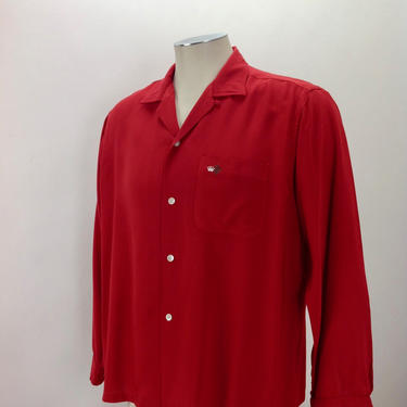 Vintage 1950's “Penney's Towncraft” Two-Tone Rayon Rockabilly