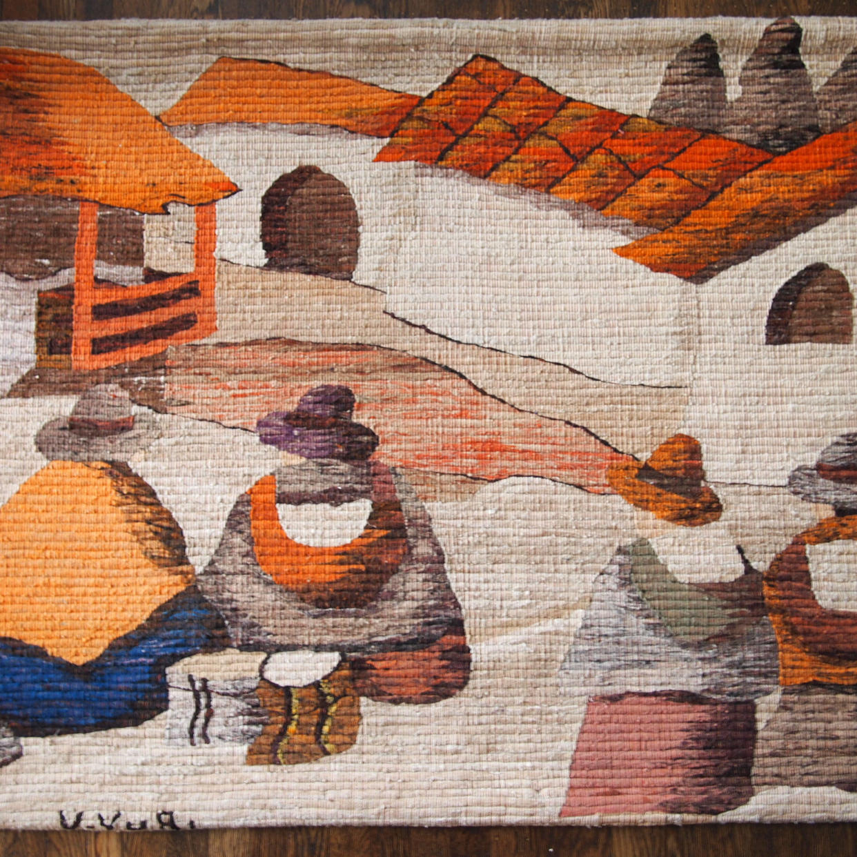 Vintage WOVEN WALL HANGING 54