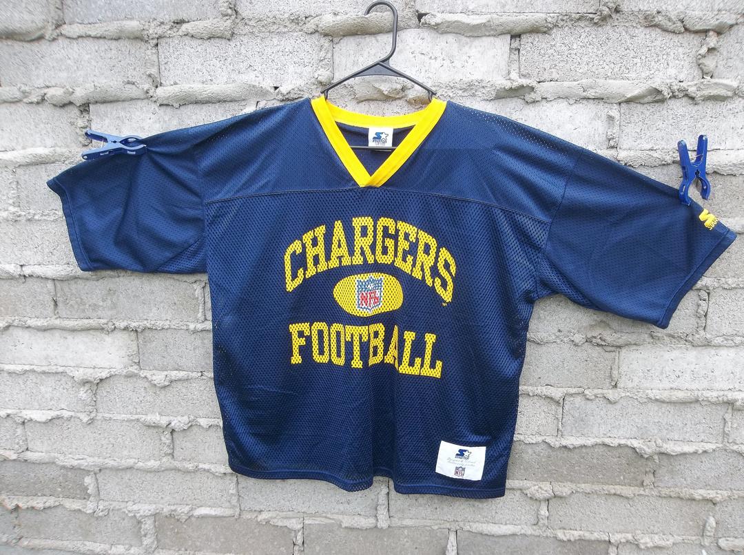 Vintage Starter Jersey Chargers Football 1990s 1980s Medium Oversized ...