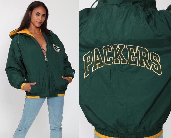 GREEN Bay PACKERS Jacket NFL Jacket Starter Jacket Hoodie Jacket 90, Shop  Exile