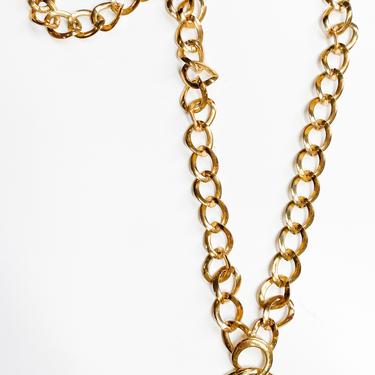 1970s Long Chain Necklace with Pendant