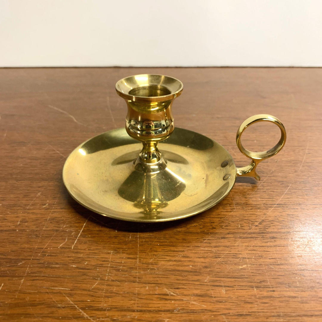 Vintage Baldwin Brass Chamberstick Candle Holder | Over the Years ...