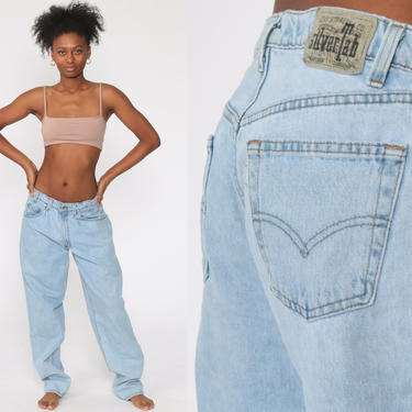 90s High-Waisted Baggy Jean  High waisted baggy jeans, Baggy jeans, Baggy