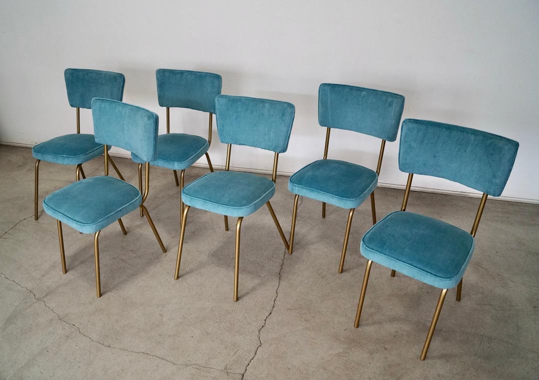 Set of Six Midcentury Modern Dining Chairs Restored! Cyclic