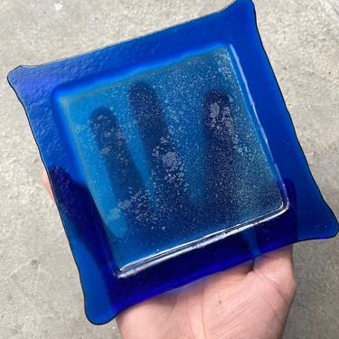 Color Shift Glass and Resin Tray 