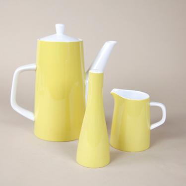 Vintage mcm Mikasa yellow cera-stone Japan coffee tea | Omasa