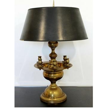 Mid Century Modern Brass Candelabra Table Lamp Chapman 
