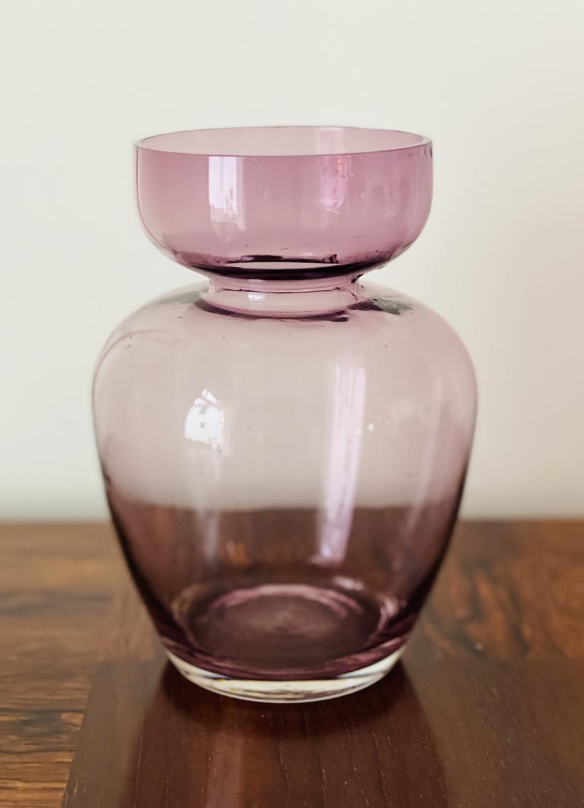 Vintage Glass Bulb Forcer, Amethyst Gray Antiques Baltimore, MD