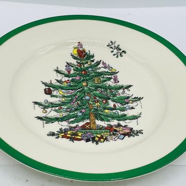 Spode China CHRISTMAS TREE Salad Plate - 8&amp;quot; - Unused Condition 