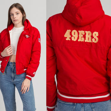 Vintage SF 49ers Cropped Starter Jacket - Women's Small