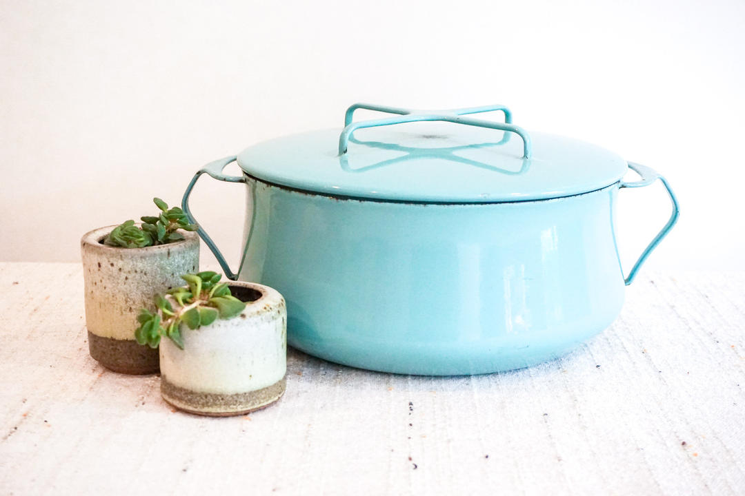 Midcentury Blue Small Dansk French Cook Pot with Lid – Portland Revibe