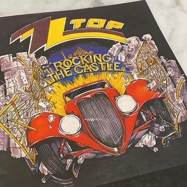 Vintage ZZ Top Tour Book Retro 1980s Rocking the Castle + Official Program + Donington Park + Great Britain + Rock Music + Band Magazine 