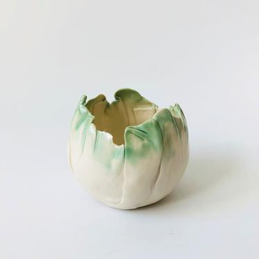 Vintage Pottery Cabbage Bowl 