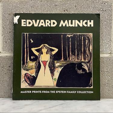 Vintage Edvard Munch Book Retro 1990s National Gallery of Art + Master Prints From the Epstein Family Collection + Softback + The Scream + 