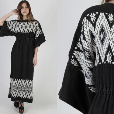 chinese dress ladies Lace Trim Aztec Printed Cami Dress main image 0