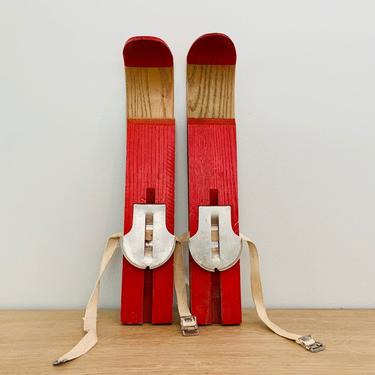 Vintage Children's Snow Skis by F.D. Peters Co., Inc 