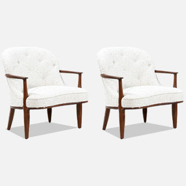 Edward J. Wormley &quot;Janus&quot; Lounge Chairs for Dunbar