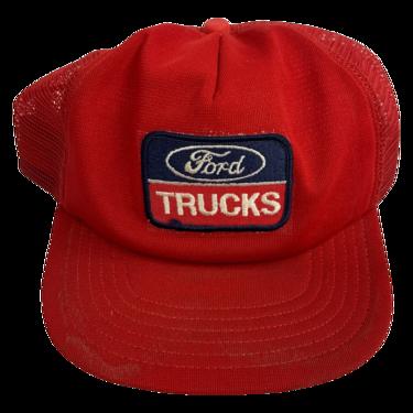 Vintage Ford Trucks &quot;Made In U.S.A.&quot; Trucker Cap