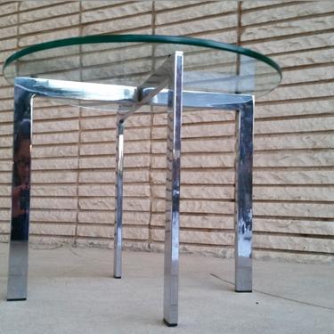 Mid Century Mies van der Rohe Barcelona Side Table