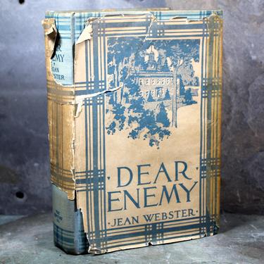 Dear Enemy by Jean Webster, FIRST EDITION, 1915 - Antique Novel, Sequel to Daddy Long Legs - 1916 Bestseller | Free Shipping 