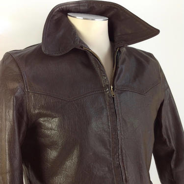 1940's VINTAGE GOATSKIN Leather Jacket / Field & Stream