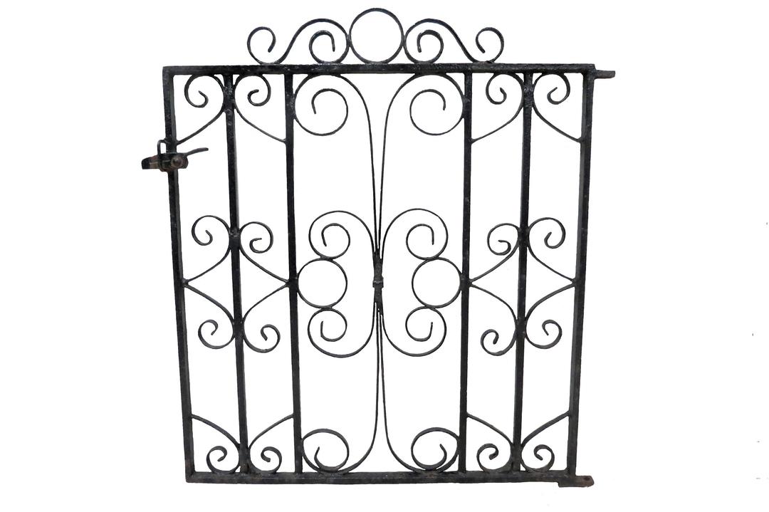 Vintage English Wrought Iron Garden Gate | Pickery Place | Amarillo, TX