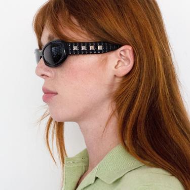 Chanel Interlocking CC Logo Square Sunglasses - Black Sunglasses