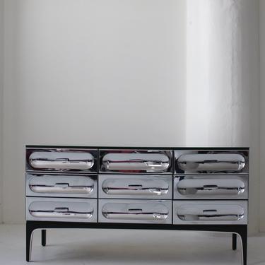 Chrome Dresser by Henri Vallières