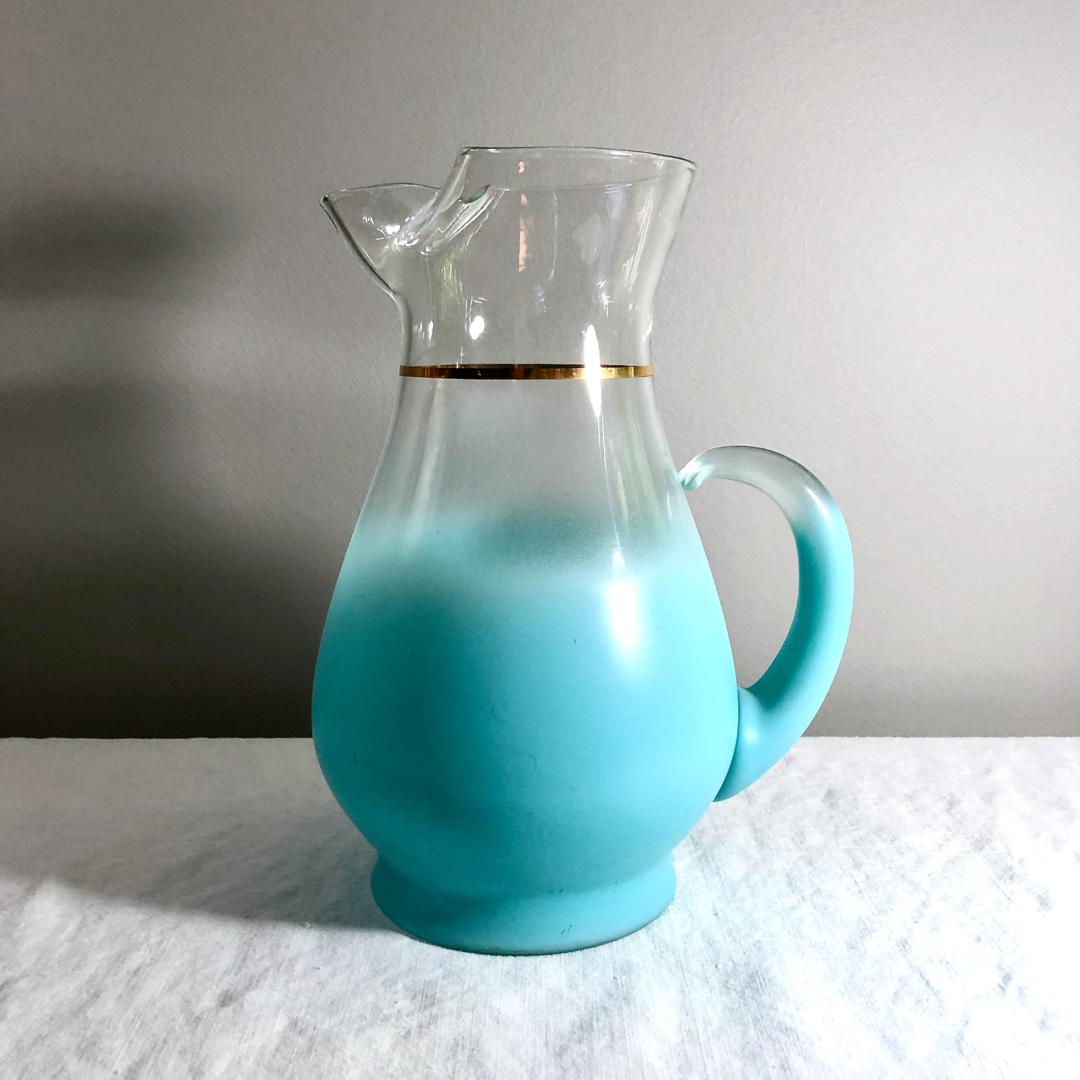 Vintage Turquoise Pitcher hotsell