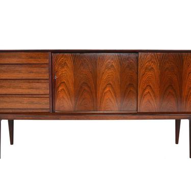 Danish Mid Century Modern Gunni Omann Model 18 Rosewood Credenza 